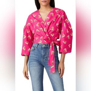 Color Me Courtney Emily Wrap Top